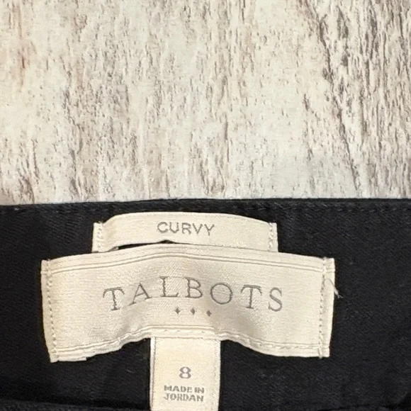 Talbots Black Curvy Straight Leg Pants - Picture 4 of 10